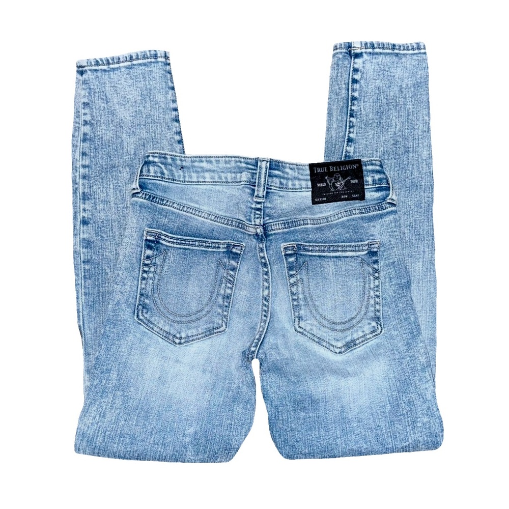 NWOT TRUE RELIGION COLETTE HIGH-RISE TAPERED SKINNY JEANS // SIZE 24 ✨